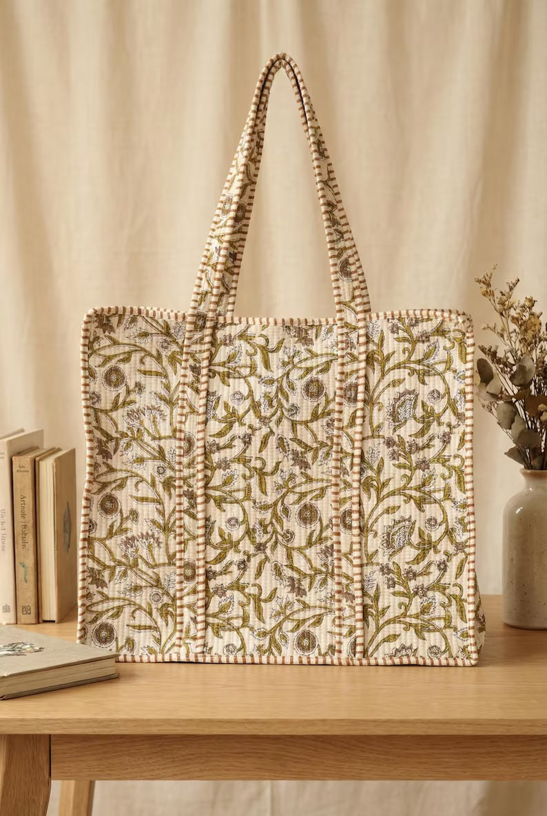 Grote Quilted Tote Bag