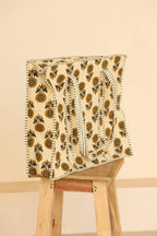 Zonnebloem Bloemen Quilted Katoenen Tote Bag